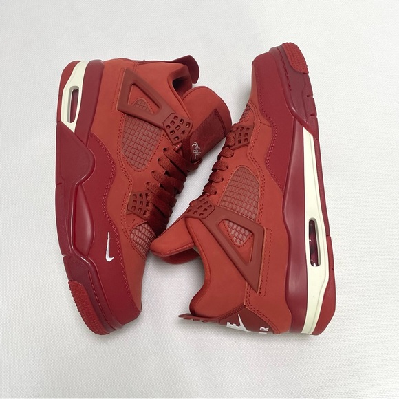 Men’s Orange-Red Athletic Sneakers Shoes -Brand New Retro 4 Brick by Brick - Picture 4 of 10